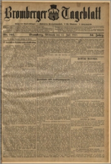 Bromberger Tageblatt. J. 34, 1910, nr 161