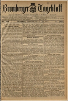 Bromberger Tageblatt. J. 34, 1910, nr 168