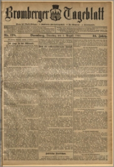 Bromberger Tageblatt. J. 34, 1910, nr 178