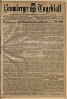 Bromberger Tageblatt. J. 34, 1910, nr 184