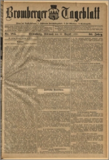Bromberger Tageblatt. J. 34, 1910, nr 185