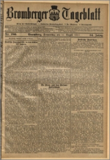 Bromberger Tageblatt. J. 34, 1910, nr 186