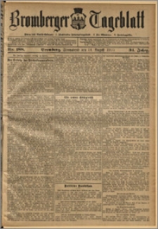 Bromberger Tageblatt. J. 34, 1910, nr 188