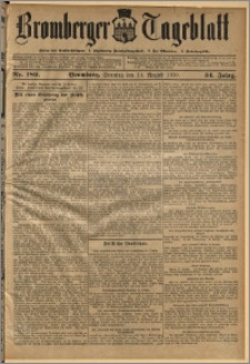 Bromberger Tageblatt. J. 34, 1910, nr 189