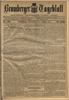 Bromberger Tageblatt. J. 34, 1910, nr 198