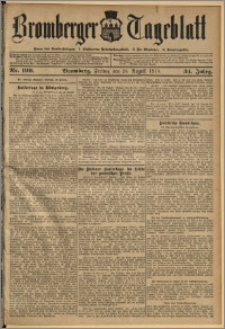 Bromberger Tageblatt. J. 34, 1910, nr 199