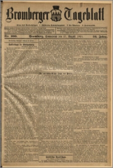 Bromberger Tageblatt. J. 34, 1910, nr 200
