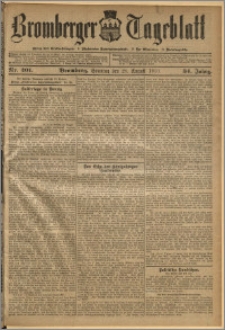 Bromberger Tageblatt. J. 34, 1910, nr 201
