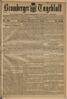 Bromberger Tageblatt. J. 34, 1910, nr 203