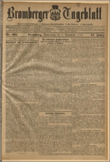 Bromberger Tageblatt. J. 34, 1910, nr 210