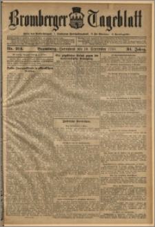 Bromberger Tageblatt. J. 34, 1910, nr 212