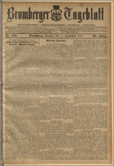 Bromberger Tageblatt. J. 34, 1910, nr 213