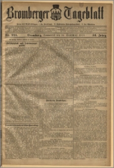 Bromberger Tageblatt. J. 34, 1910, nr 224