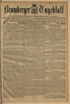 Bromberger Tageblatt. J. 35, 1911, nr 8