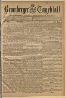 Bromberger Tageblatt. J. 35, 1911, nr 40
