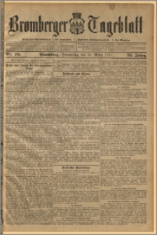 Bromberger Tageblatt. J. 35, 1911, nr 76