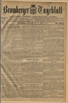 Bromberger Tageblatt. J. 35, 1911, nr 91