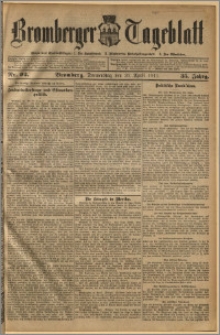 Bromberger Tageblatt. J. 35, 1911, nr 92