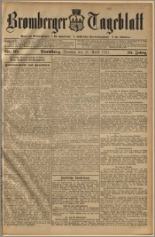 Bromberger Tageblatt. J. 35, 1911, nr 95