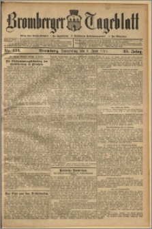 Bromberger Tageblatt. J. 35, 1911, nr 132