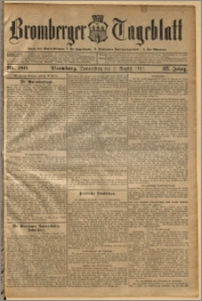 Bromberger Tageblatt. J. 35, 1911, nr 180