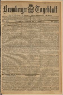 Bromberger Tageblatt. J. 35, 1911, nr 198