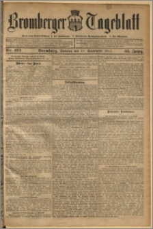 Bromberger Tageblatt. J. 35, 1911, nr 213