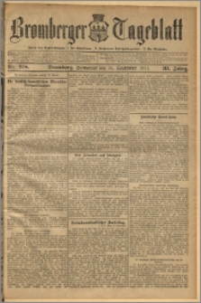 Bromberger Tageblatt. J. 35, 1911, nr 218
