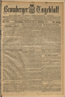 Bromberger Tageblatt. J. 35, 1911, nr 222