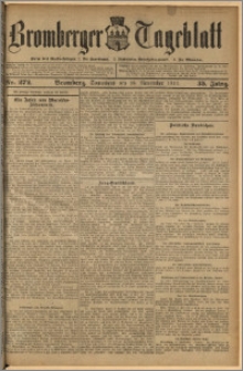Bromberger Tageblatt. J. 35, 1911, nr 272