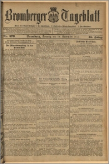 Bromberger Tageblatt. J. 35, 1911, nr 273