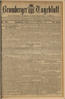 Bromberger Tageblatt. J. 35, 1911, nr 278