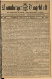 Bromberger Tageblatt. J. 35, 1911, nr 281