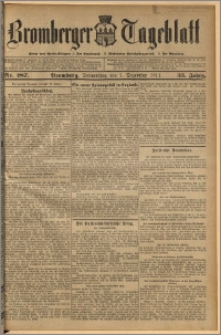Bromberger Tageblatt. J. 35, 1911, nr 287