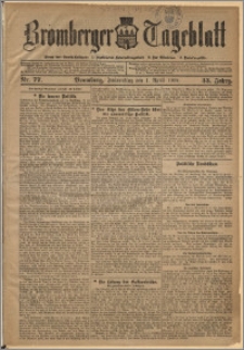 Bromberger Tageblatt. J. 33, 1909, nr 77