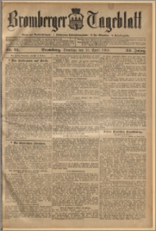Bromberger Tageblatt. J. 33, 1909, nr 91