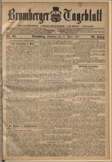 Bromberger Tageblatt. J. 33, 1909, nr 97