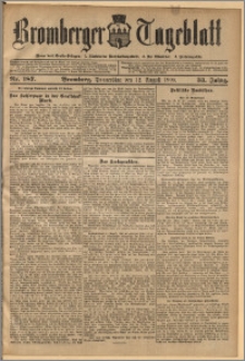 Bromberger Tageblatt. J. 33, 1909, nr 187