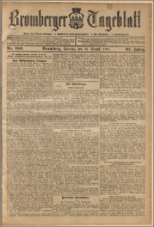 Bromberger Tageblatt. J. 33, 1909, nr 196