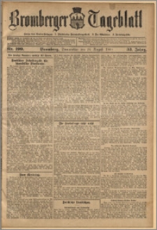 Bromberger Tageblatt. J. 33, 1909, nr 199