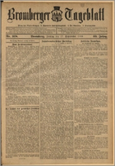 Bromberger Tageblatt. J. 33, 1909, nr 218