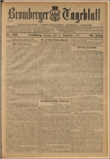 Bromberger Tageblatt. J. 33, 1909, nr 220