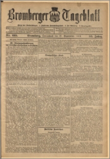 Bromberger Tageblatt. J. 33, 1909, nr 225