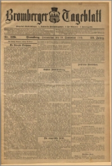Bromberger Tageblatt. J. 33, 1909, nr 229