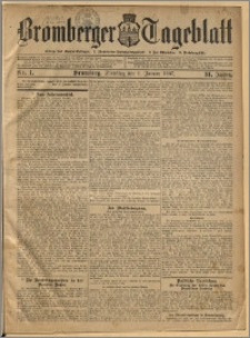 Bromberger Tageblatt. J. 31, 1907, nr 1