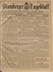 Bromberger Tageblatt. J. 31, 1907, nr 81