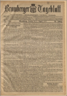 Bromberger Tageblatt. J. 31, 1907, nr 185