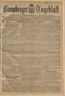 Bromberger Tageblatt. J. 31, 1907, nr 187