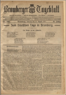 Bromberger Tageblatt. J. 31, 1907, nr 193