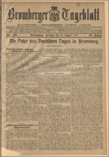 Bromberger Tageblatt. J. 31, 1907, nr 194